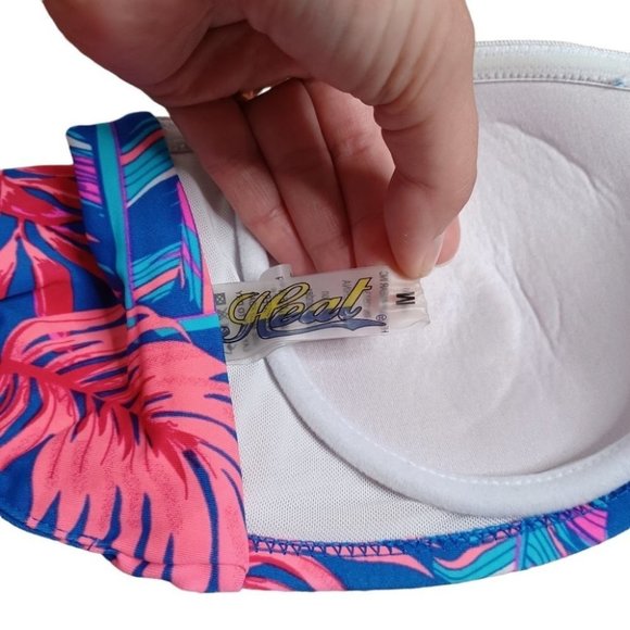 HEAT Medium Strapless Swim Top Bathing Suit Tie back - Picture 5 of 5